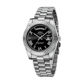 Meanyou Day & Date Silver Kol Saati